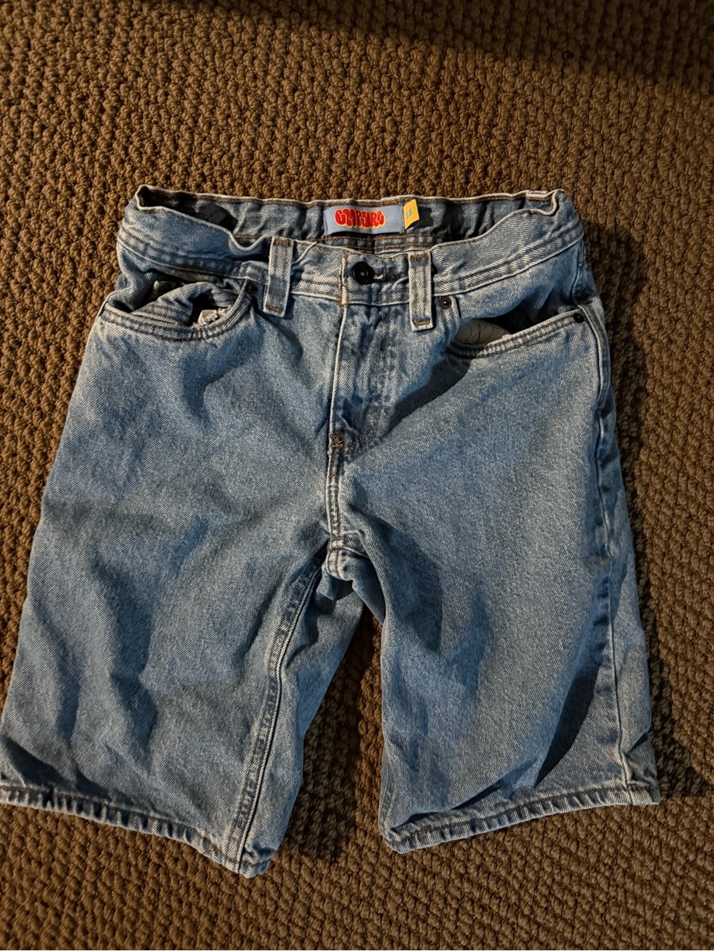 Empire Light Blue Denim youth 25 jorts Shorts
